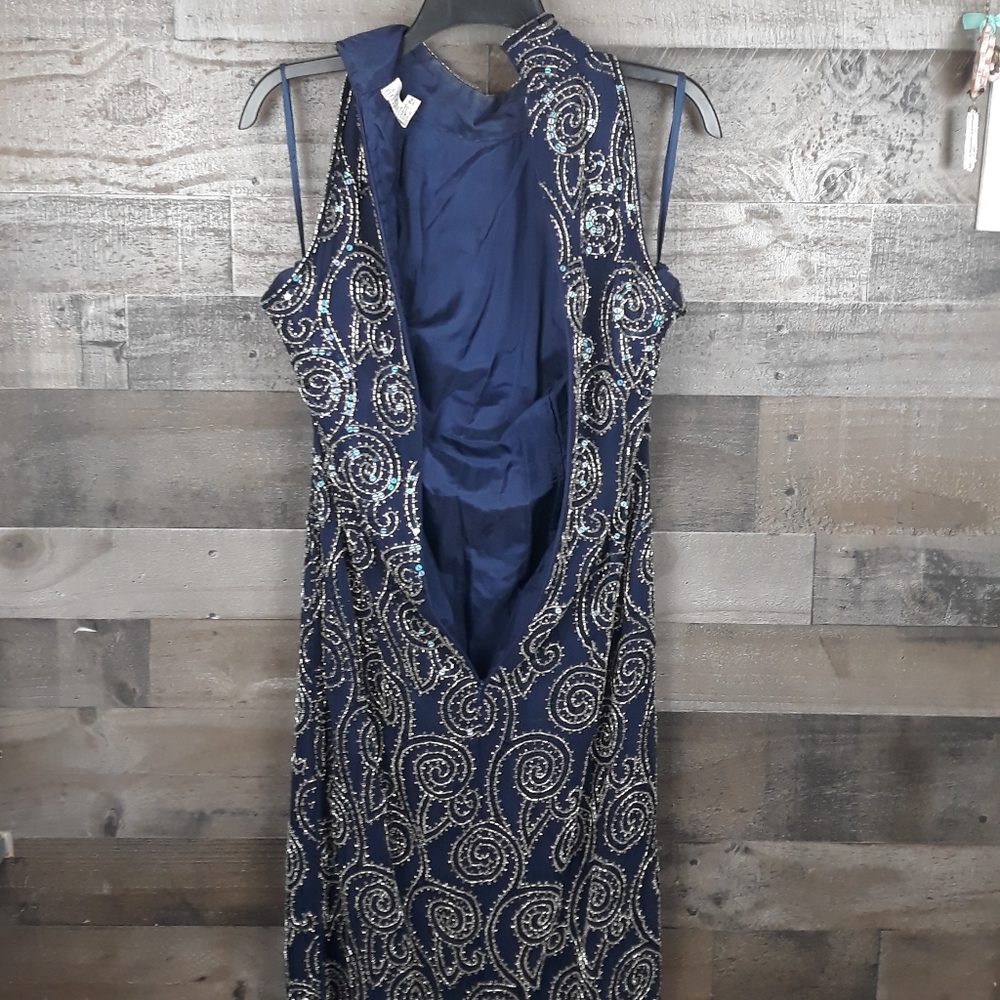 Vintage Niteline Della Roufogali Beaded Long Dress - Picture 7 of 8